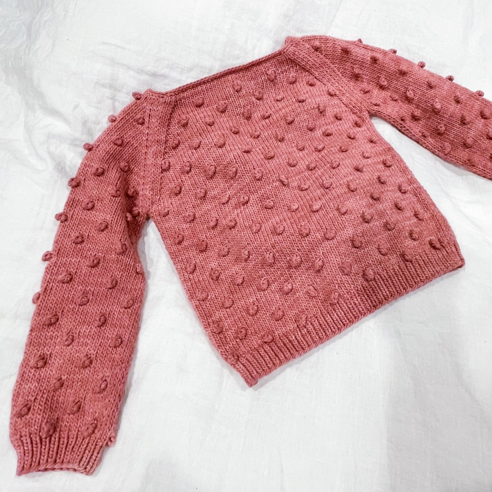 Misha & Puff cotton popcorn knit